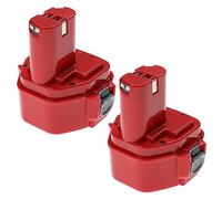 EXTENSILO 2x Battery Replacement for Klauke RA3, RA4, RA5 for Electric Work Tool (3300 mAh, NiMH, 12 V)