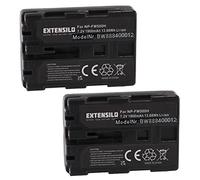 EXTENSILO 2x Battery Replacement for Sony NP-FM500H for Camera DSLR (1900 mAh, 7.2 V, Li-ion)