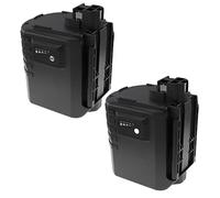 EXTENSILO 2x Battery Replacement for Würth 702 300 824, 702 300 924, APBO/SL 24V, 0702300924 for Electric Power Tools (3300 mAh, NiMH, 24 V)