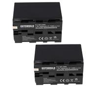 EXTENSILO 2x Replacement Battery compatible with Sony MiniDV CCD-TRV3000, CCD-TRV35, CCD-TRV36 Camera DSLR (7800 mAh, 7.4 V, Li-ion)