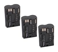 EXTENSILO 3x Battery compatible with Canon Optura Xi, 200 MC, 50MC, PI, 20, 10, 100 MC Camera DSLR (1600 mAh, 7.4 V, Li-Ion)