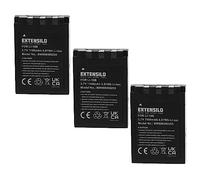 EXTENSILO 3x Battery compatible with Olympus Camedia C-5000 zoom, C-470 zoom, C-50 zoom, C-60 zoom Camera DSLR (1100 mAh, 3.7 V, Li-Ion)