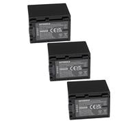 EXTENSILO 3x Battery compatible with Sony HDR-PJ580VE, HDR-PJ650VE, HDR-PJ620, HDR-PJ650E, HDR-PJ650V Camera DSLR (2060 mAh, 7.4 V, Li-Ion)