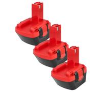 EXTENSILO 3x Battery compatible with Spit HDI 244, HDI 220 Power Tools (3300 mAh, NiMH, 12 V)