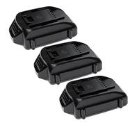 EXTENSILO 3x Battery compatible with Worx WG549E, WG549E.5, WG549E.9, WG547E.1, WG547E, WG548E, WG548E.9 Power Tools (2500 mAh, Li-Ion, 18 V)