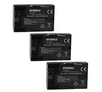 EXTENSILO 3x Battery Replacement for Canon LP-E6N for Camera DSLR (2000 mAh, 7.4 V, Li-Ion)