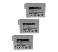 EXTENSILO 3x Battery Replacement for Canon LP-E8 for Camera DSLR (1140 mAh, 7.4 V, Li-Ion)