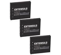 EXTENSILO 3x Battery Replacement for Creative CAS101 for Camera DSLR (800 mAh, 3.7 V, Li-Ion)