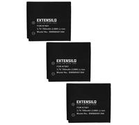 EXTENSILO 3x Battery Replacement for Kodak Klic 7001 for Camera DSLR (700 mAh, 3.7 V, Li-Ion)