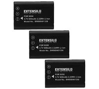 EXTENSILO 3x Battery Replacement for Nikon EN-EL11 for Camera DSLR (600 mAh, 3.7 V, Li-Ion)