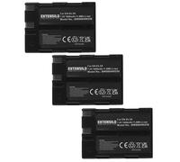 EXTENSILO 3x Battery Replacement for Nikon EN-EL3, EN-EL3a for Camera DSLR (1600 mAh, 7.4 V, Li-Ion)