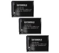EXTENSILO 3x Battery Replacement for Samsung BP-85a, BP85a, EA-BP85a, IA-BP85a for Camera DSLR (750 mAh, 3.7 V, Li-Ion)