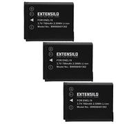 EXTENSILO 3x Battery Replacement for Sony NP-BJ1 for Camera DSLR (700mAh, 3.7 V, Li-ion)