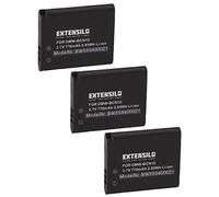 EXTENSILO 3x Replacement Battery compatible with Panasonic Lumix DMC-LF1, DMC-LF1K, DMC-LF1W Camera DSLR (770 mAh, 3.7 V, Li-ion)