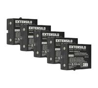 EXTENSILO 5x Battery compatible with Danfoss TM70/2, T72, TM70/1, T71 Industrial Radio Remote Control (750 mAh, 4.8 V, NiMH)