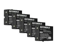 EXTENSILO 5x Battery Replacement for Danfoss 2303691, BT06 for Industrial Radio Remote Control (750 mAh, 7.2 V, NiMH) - Black