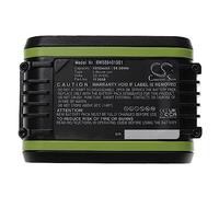 EXTENSILO Battery compatible with AL-KO Easy Flex HTA 2050 Long Reach Hedge Trimmer, LB 2060 Power Tools (5000 mAh, Li-Ion, 20 V)