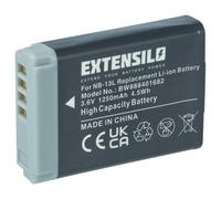 EXTENSILO Battery compatible with Canon PowerShot SX730HS, SX740HS Camera DSLR (1250 mAh, 3.6 V, Li-Ion)