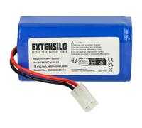 EXTENSILO Battery compatible with Xiaomi Robot Vacuum E12, SKV4136GL, Mi Robot Vacuum Mop Essential Home Cleaner (3400 mAh, 14.4 V, Li-Ion)