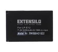 EXTENSILO Battery Replacement for Canon LP-E12 for Camera DSLR (820 mAh, 7.4 V, Li-Ion)
