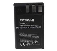 EXTENSILO Battery Replacement for Nikon EN-EL9E, EN-EL9 for Camera DSLR (1000mAh, 7.4 V, Li-ion)