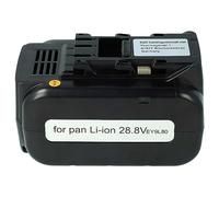 EXTENSILO Battery Replacement for Panasonic EZ9L80, EY9L80B, EY9L80 for Power Tools (5000 mAh, Li-Ion, 28.8 V)