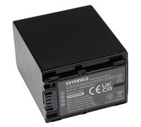 EXTENSILO Battery Replacement for Sony NP-FV100, NP-FV100A, NP-FV90 for Camera DSLR (3090mAh, 7.4 V, Li-ion, Black)