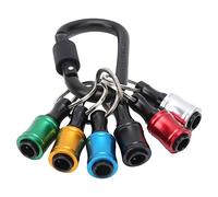 Extension Bar Keychain, Fast Change Bit Holder Hand-held Screwdrivers and Drill Bits Holder Screwdriver Bits Holder for Drill Bits Screwdrivers Bits