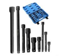 Extension Bars Set, 1/4, 3/8, 1/2 Drive Socket Extension with Storage Box, Drive Wobble Extensions Spanner Extensions Socket Accessories