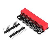 Extension Board Gold Plating MINI Microbit Breakout Components Parts 2.54mm Pin Durable Sturdy Manual Welding Good Conductivity for DIY Electronics Projects Industrial Use Red (Red)
