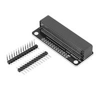 Extension Board Gold Plating MINI Microbit Breakout Components Parts 2.54mm Pin Durable Sturdy Manual Welding Good Conductivity for DIY Electronics Projects Industrial Use Red (Black)