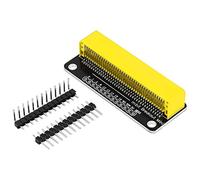 Extension Board Gold Plating MINI Microbit Breakout Components Parts 2.54mm Pin Durable Sturdy Manual Welding Good Conductivity for DIY Electronics Projects Industrial Use Red (Yellow)