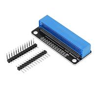Extension Board Gold Plating MINI Microbit Breakout Components Parts 2.54mm Pin Durable Sturdy Manual Welding Good Conductivity for DIY Electronics Projects Industrial Use Red (Blue)