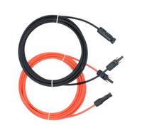 Extension Cable, Flexible Solar Panel Extension Cord | All-Weather Reliability, Stable 1m Wire with Protective Design for Car Voltaic Systems Home Motorhomes Outdoor Use