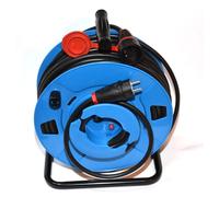 Extension cable rolled PVC H05VV-F 3G 2.5mm², cable reel 25-50m