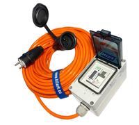 Extension cable with fuse and energy meter H07BQ-F 3G2.5mm² 1-25m