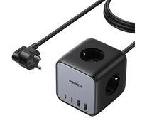 Extension cord 1.8m 3 sockets with USB charger