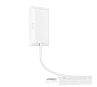 Extension Cord 3ft Ultra Thin Outlet Corrector with Flat Plug Power Strip 5 AC Outlets, Childproof Flat Extension Cord Outlet Cover, 1875W for