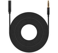 Extension Cord Cable for Lavalier Mini Mic Microphone 3.5mm Male to Female 19.7 Foot 6 Meter for iPhone Android Smartphones Cellphones 3.5 TRRS Cord for Noise Cancelling Mic