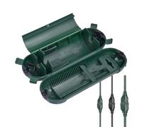 Extension Cord Cover - Plug Protector for Outdoor, Weatherproof Cable Cover | Extension Cord IP54 IP65 PP Waterproof Sealing Box 21x7x7cm Garden Power Connection Air Conditioner