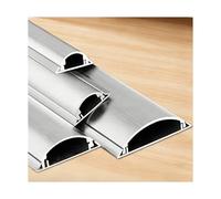Extension Cord Cover Self Adhesive, Durable Floor Cord Protectors, Curved Design for Wires, Prevents Tripping Hazards, Cable Management Solution