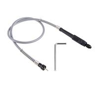 Extension Cord Flexible Shaft Rotary Grinder Tool + M8 Keyless Chuck for Step Drill Bits for Stainless Steel
