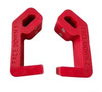 Extension Cord Holder for Packout Tool Boxes - Heavy-Duty Nylon Cable Organizer Bracket, 2-Piece Set with Wire Winding & Horizontal Mount Opti(RED A)
