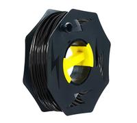 Extension Cord Storage Roll | Cord Winder Reel Organizer Heavy Duty Open Cord Reel Hand Wind Retractable For Garage Shop | 25m Wire Cable Storage, Easy Grip Handles