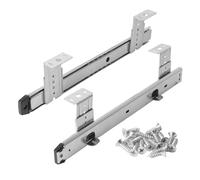 Extension Drawer Slides,2pcs Slides Keyboard Shelf Under Desk Runners 40.5cm/16inch Drawer Rails for Mounting Keyboard Brackets or Drawers for Retrofitting Under Desk (40.5cm(16inch))