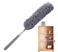 Extension Duster - Telescopic Duster, Reusable Fiber Duster, Flexible Dust Brush - Spider Web Duster with Telescopic Rod, Spider Web Brush & Ceiling Brush for Jalo