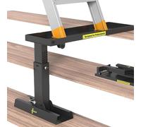 Extension Ladder Leveller - 23.5-39.4cm Adjustable Leg, Carbon Steel Stage Base | Heavy Duty Load Bearing Safety Device for Professional Builders Roofers Outdoor Architecture Decorating Staff