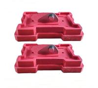 Extension Ladder Safety Shoe Kit - Replacement Feet Pads Cover, Step Ladder Foot Assembly Parts Accessories for Extension Ladders (Red)