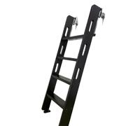 Extension Ladders Wood Bunk Bed Ladder, with Wide Step, Sturdy Wood Ladders for Beds RV Camper Bed Climbing, for Home Bedroom Dorm Hotel Attic Ladder(Nero,5step)