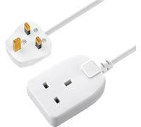 Extension Lead 1 2 4 6 Gang Way Plug Sockets 2/5/10M Cable Electric Mains Power